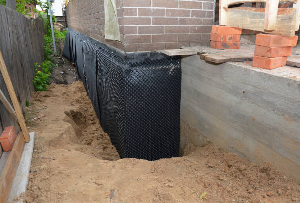 Crawl space vapor barrier installation in South Wales, NY